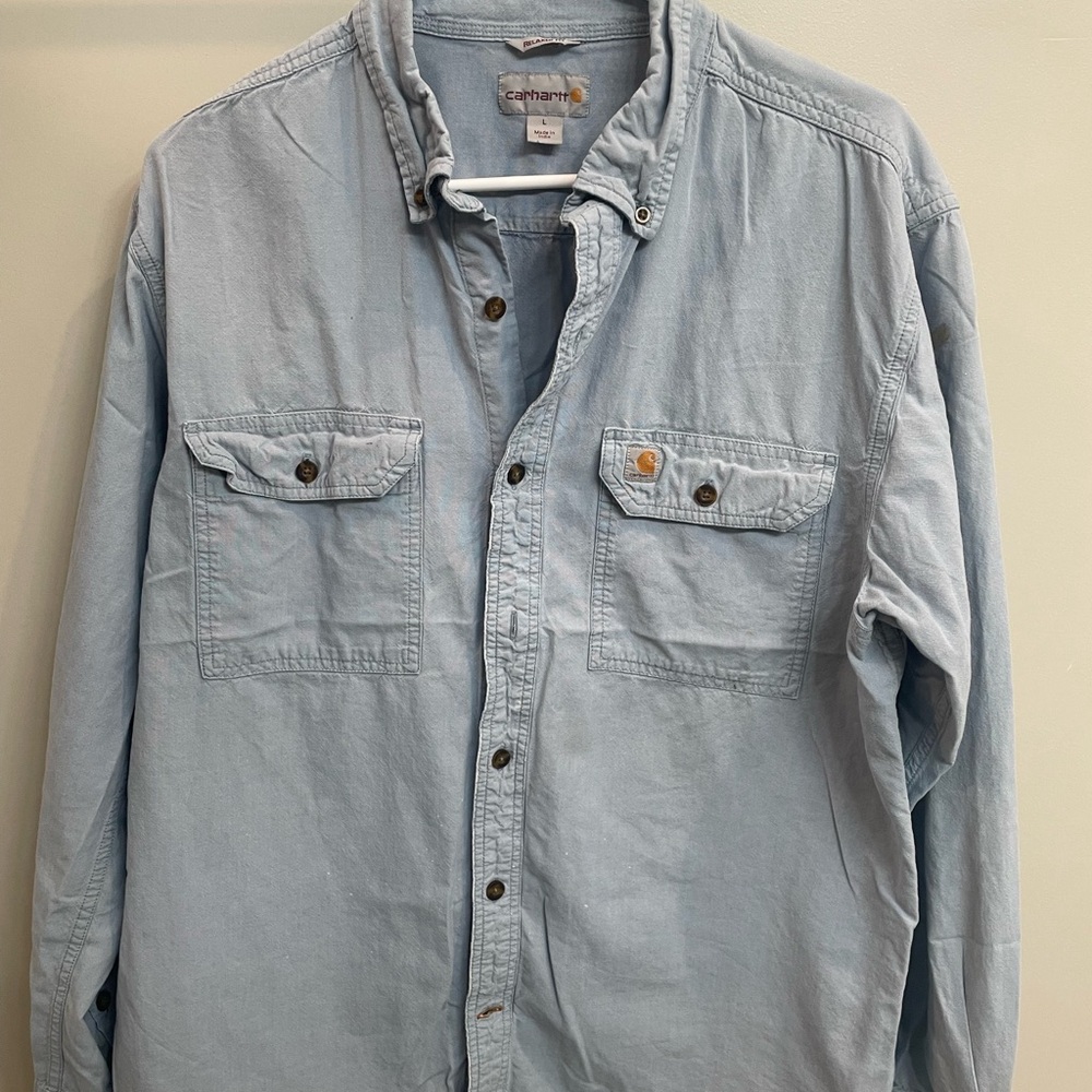 Carhartt Sky Blue Relaxed Fit Shirt